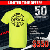 Gildan - DryBlend® T-Shirt Package (50 Pieces)