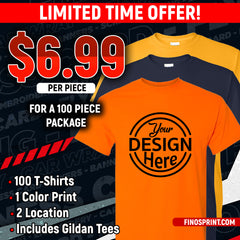 Gildan - DryBlend® T-Shirt Package (100 Pieces)